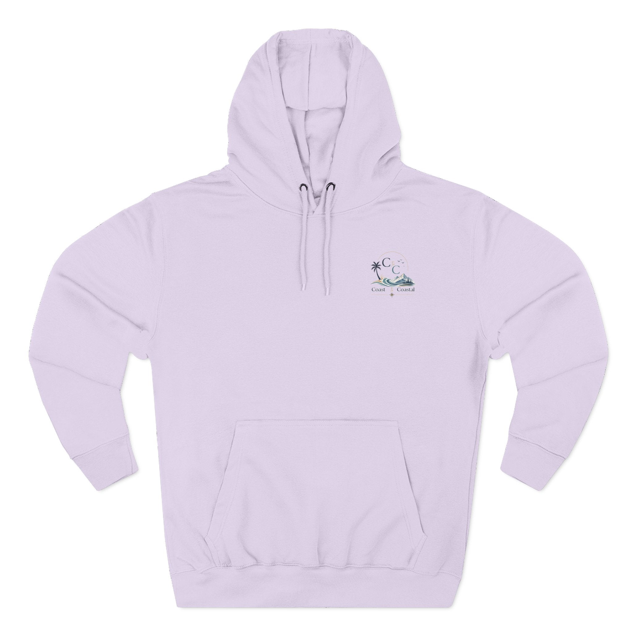 Coast to Coastal Graphic Hoodie — Beach & Mountain Logo Pullover