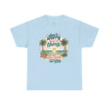 Beach Vibes T-Shirt — "Don't Worry 'Bout a Thing" Retro Tropical Tee