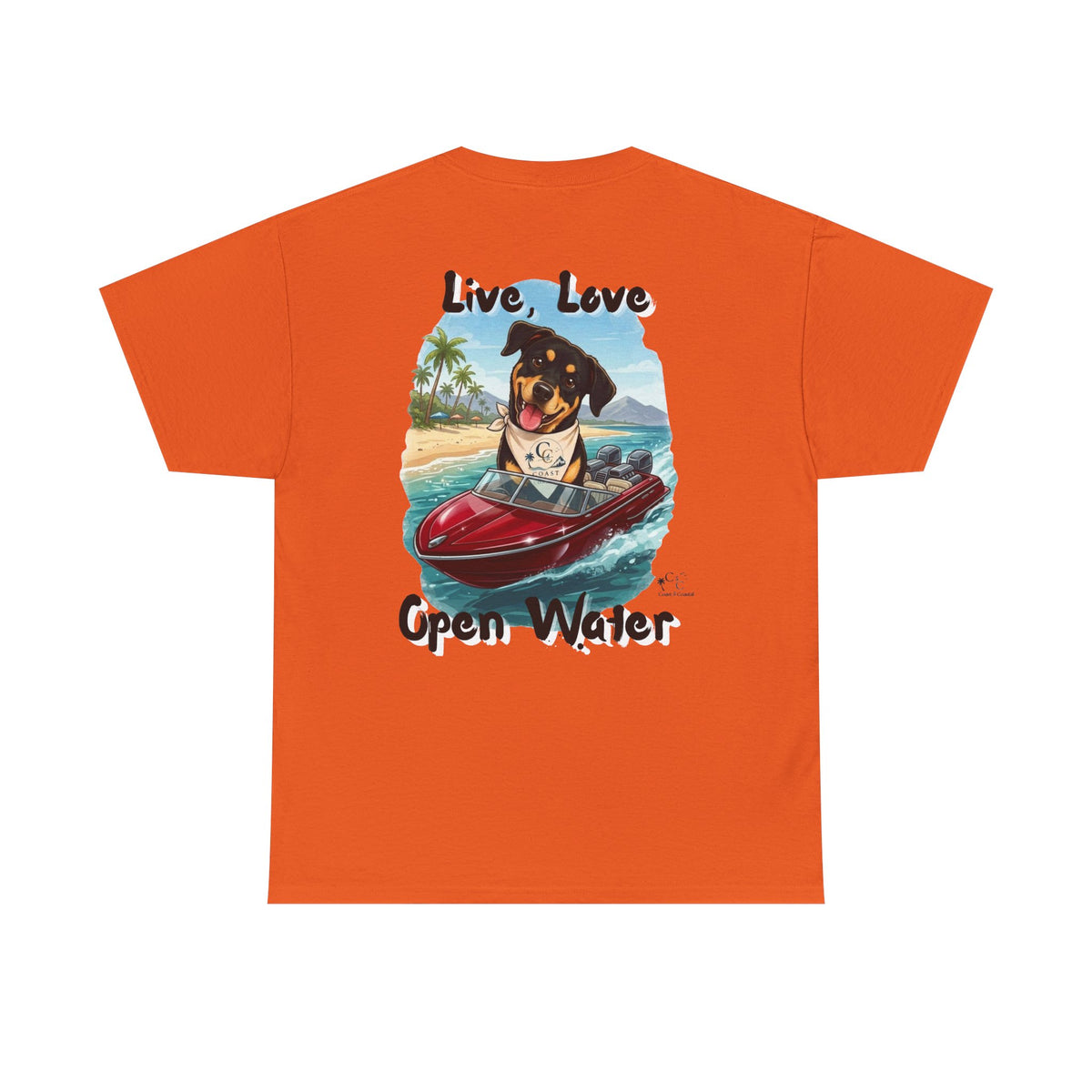 Ky Ky  "Live, Love, Open Water" Beach & Boating Tee