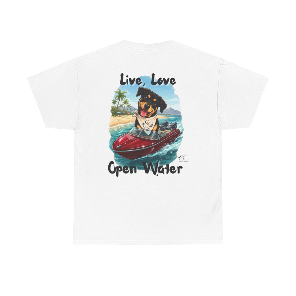 Ky Ky  "Live, Love, Open Water" Beach & Boating Tee