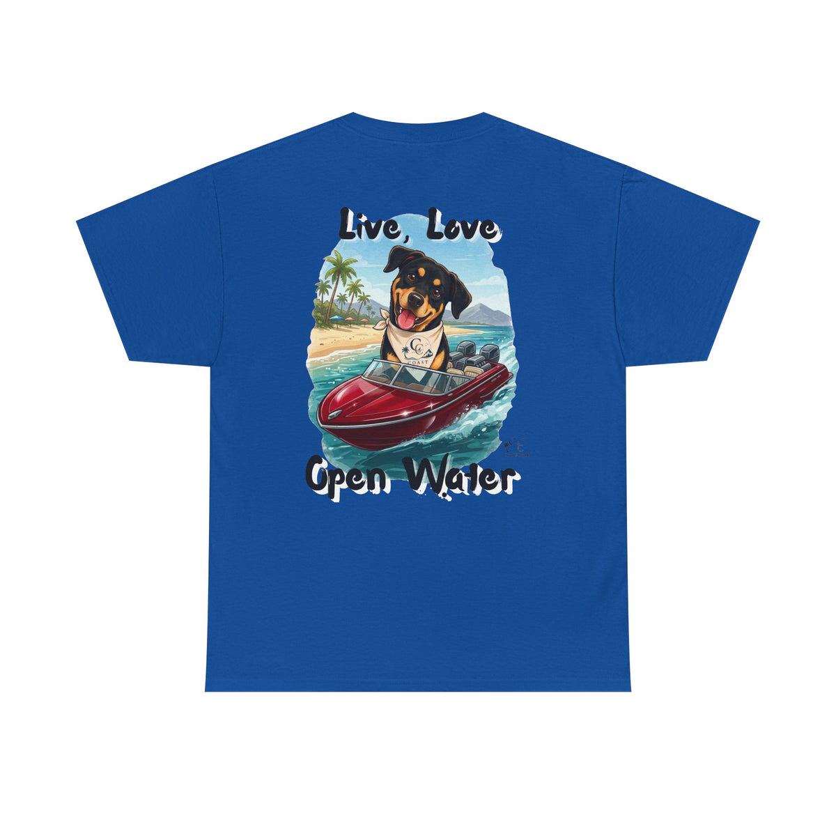 Ky Ky  "Live, Love, Open Water" Beach & Boating Tee