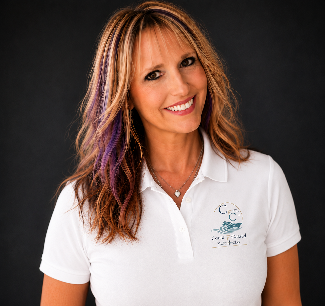 Coast to Coastal Yacht Club - Embroidered Polo