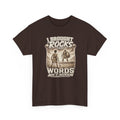 "I Brought Rocks 'Cause Words Ain't Workin'" Vintage Tee