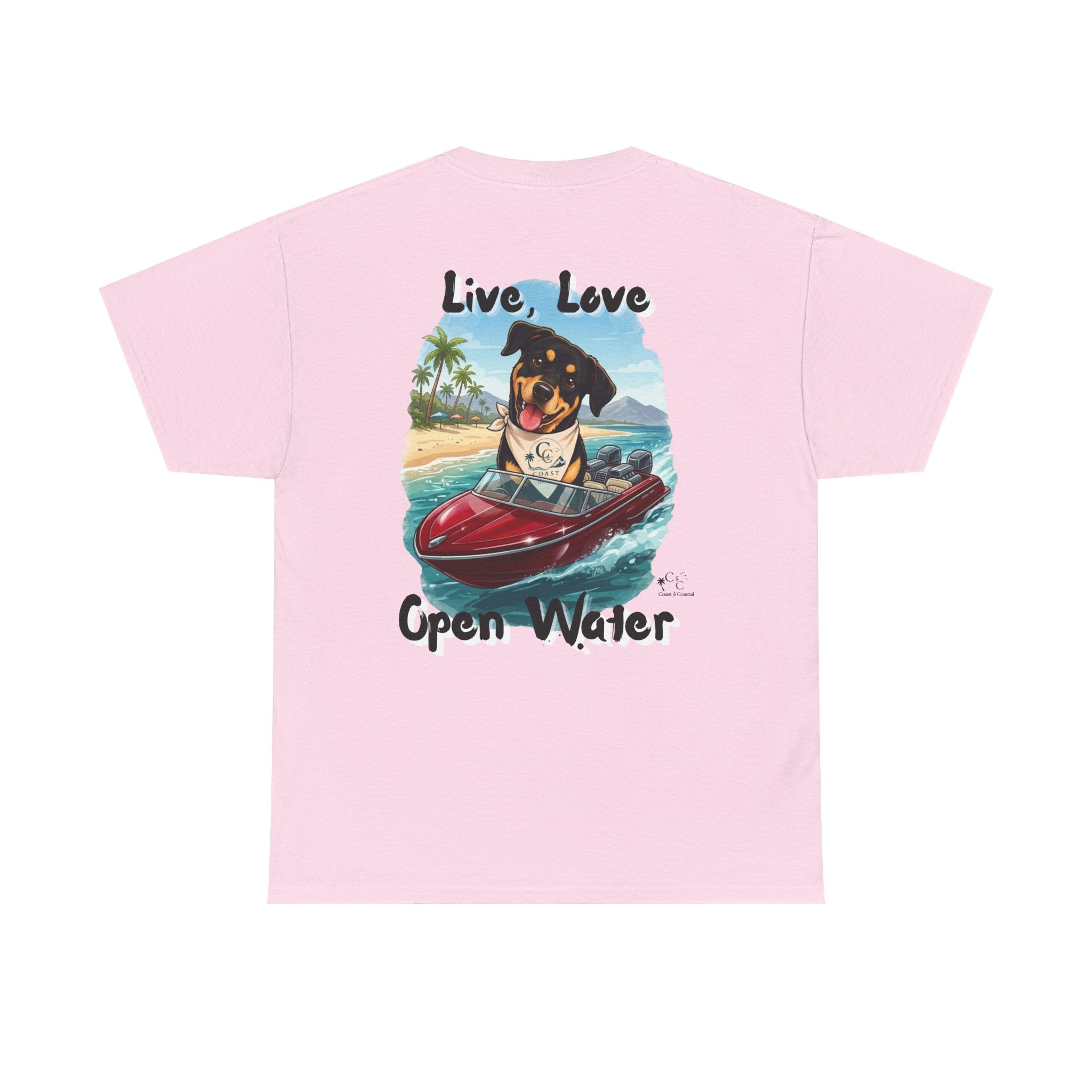 Ky Ky  "Live, Love, Open Water" Beach & Boating Tee