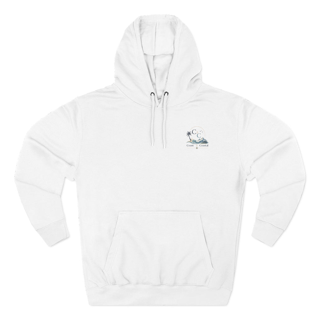 Coast to Coastal Graphic Hoodie — Beach & Mountain Logo Pullover