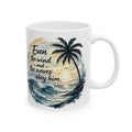 Coastal Serenity Ceramic Mug — Be Still Coffee Cup (11oz/15oz)