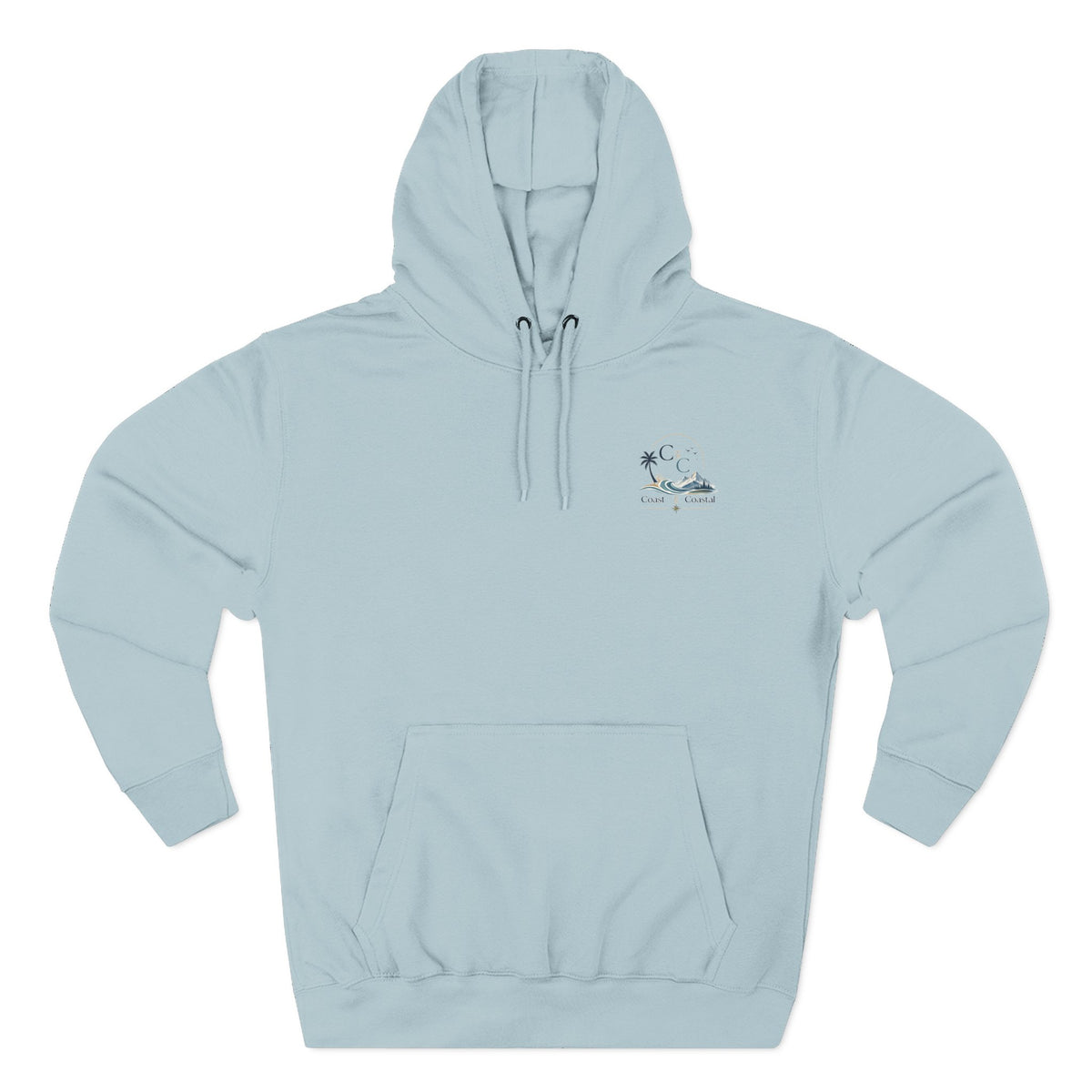 Coast to Coastal Graphic Hoodie — Beach & Mountain Logo Pullover